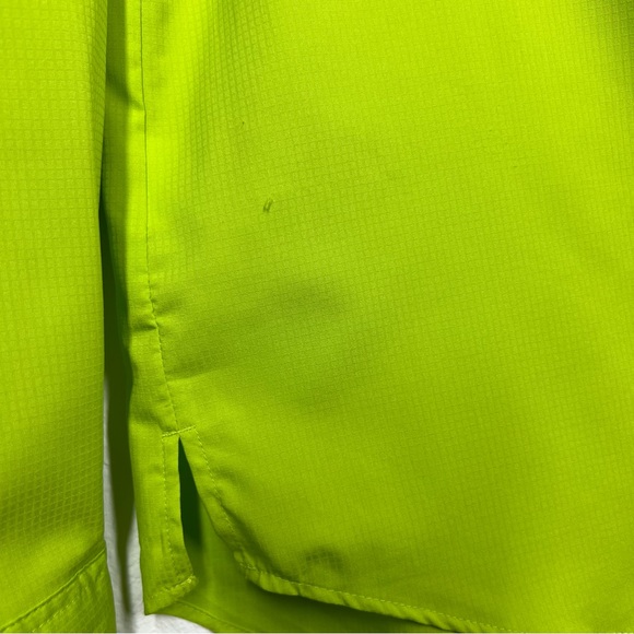 Men’s Columbia Small PFG Shirt Long Sleeve Bright Green Omni Shade - Picture 9 of 10